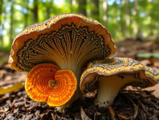 Trametes versicolor (Schmetterlingstramete)