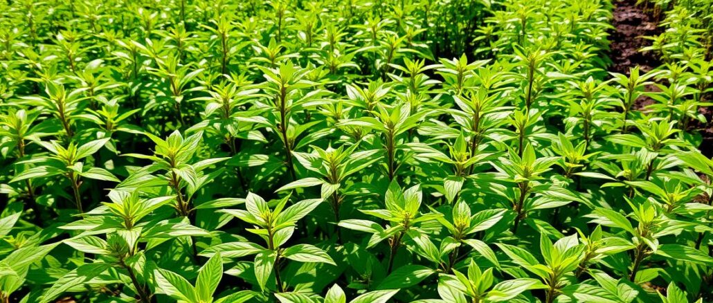 Tulsi (Heiliges Basilikum, Ocimum sanctum)